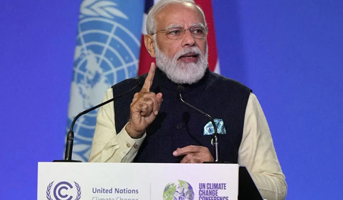 Narendra Modi pledges India will reach net zero emissions by 2070